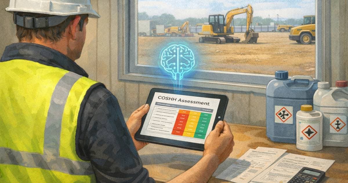 How AI Is Changing COSHH Assessments in Construction