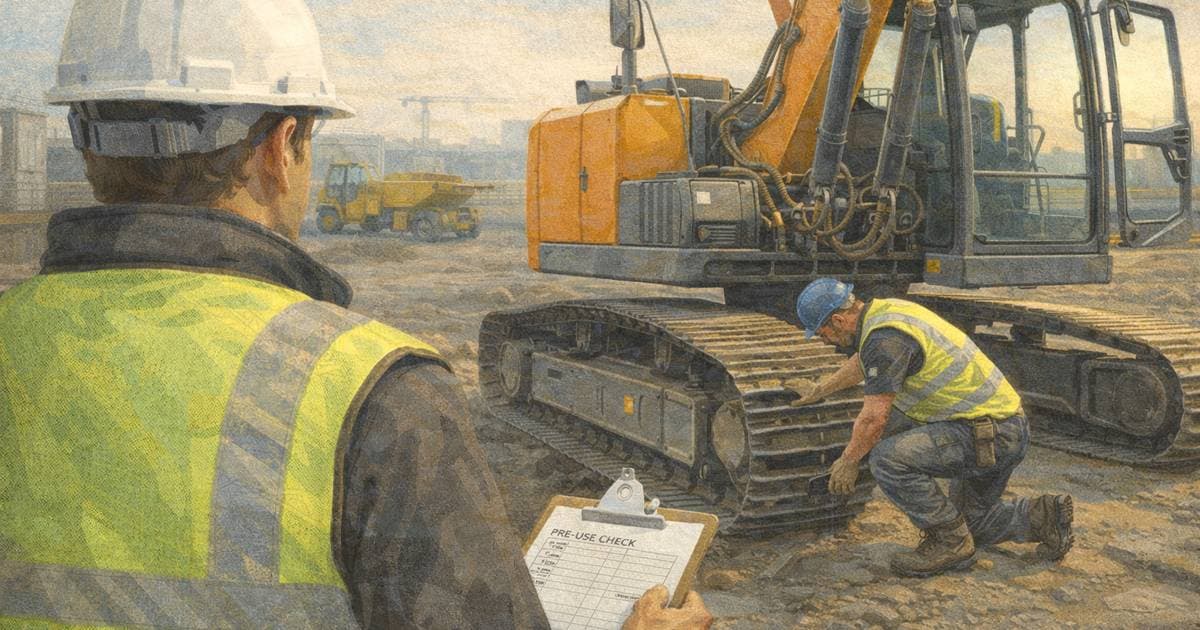 Plant Pre-Use Checks: Why Kicking the Tyres Doesn't Count