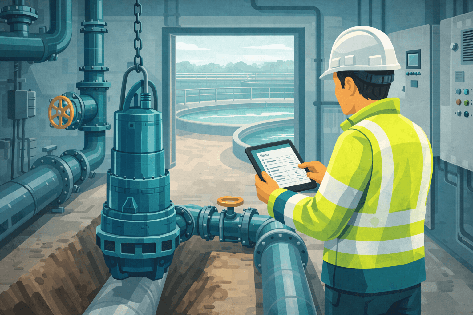 Wastewater Treatment Works: Managing Mechanical Assets with Excel