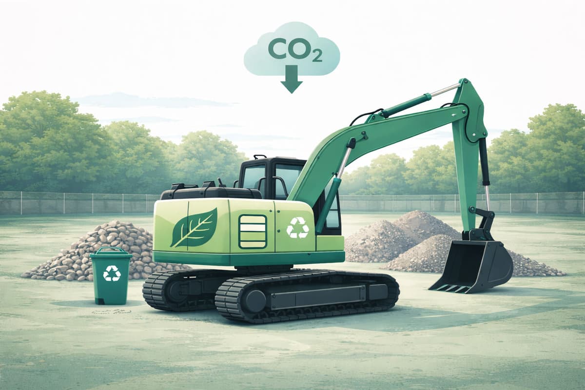 Carbon Calculator Excel spreadsheet for tracking construction project emissions