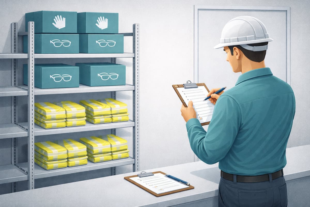 PPE Budget Calculator Excel template for planning personal protective equipment costs