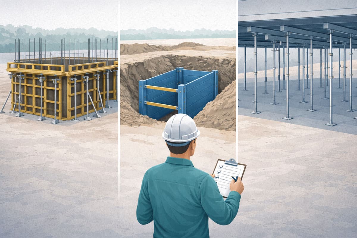 Temporary Works Register Excel template for managing temporary works on site